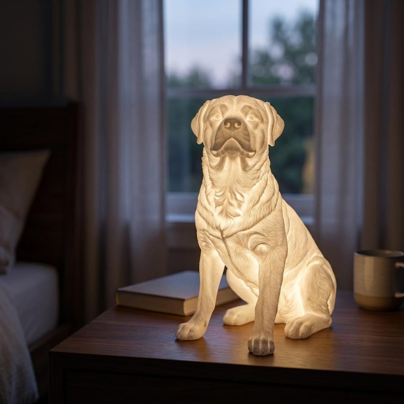 Rottweiler Dog Luminary Night Light