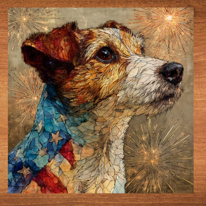 Russell Terrier handcrafted in Knoxville