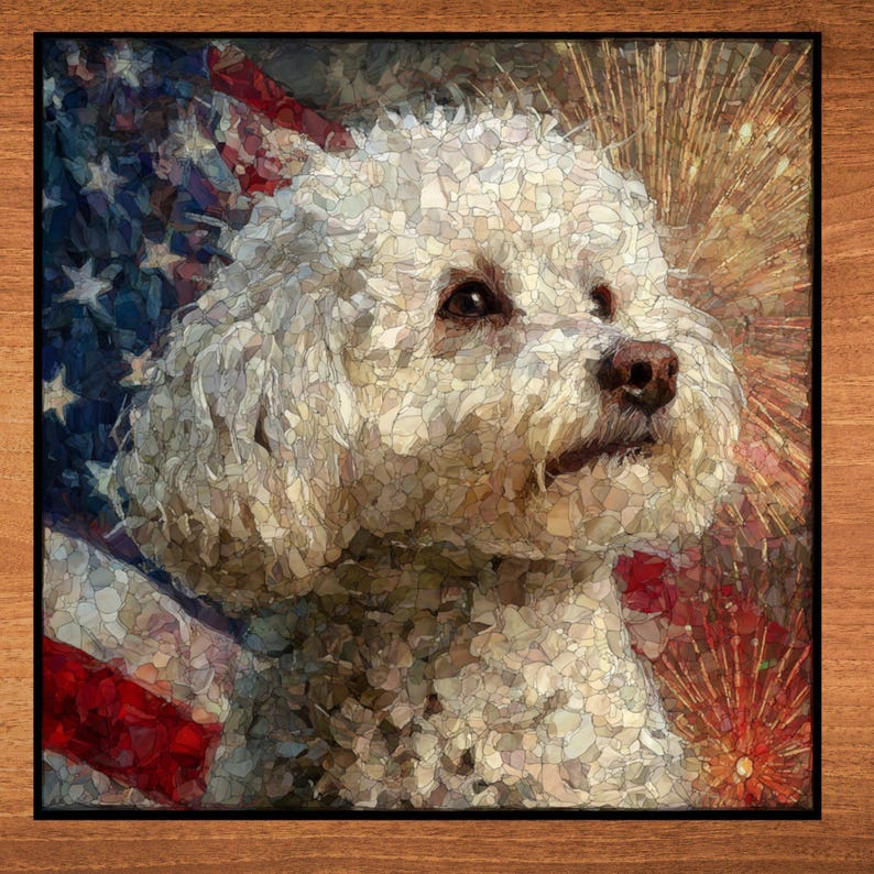 Bichon Frise handcrafted in Knoxville