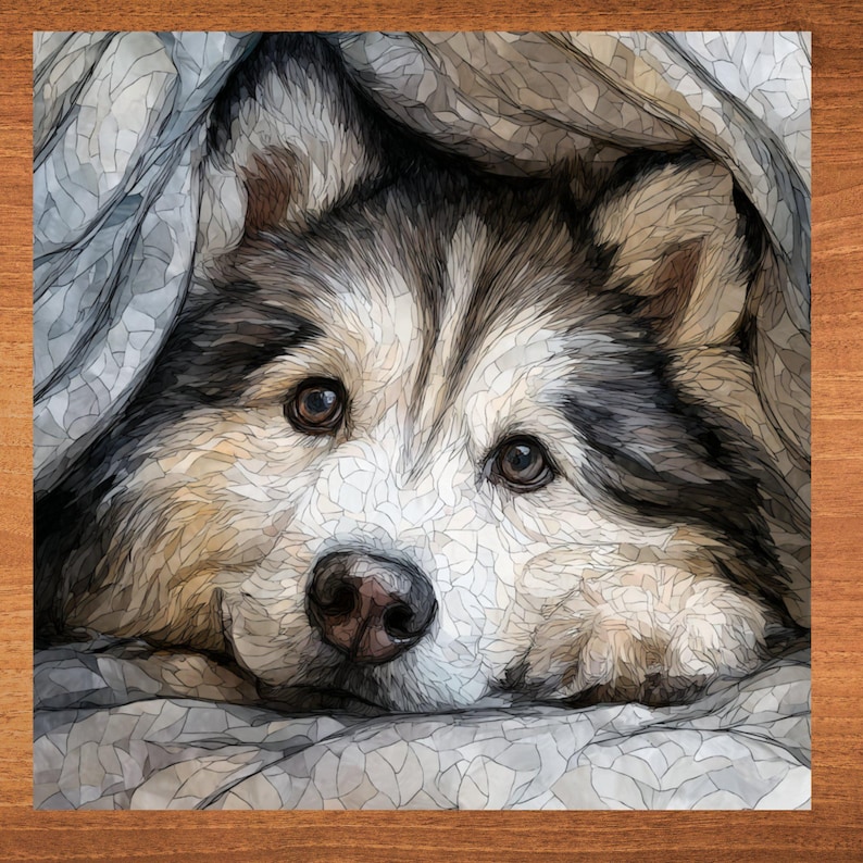 Alaskan Malamute handcrafted in Knoxville