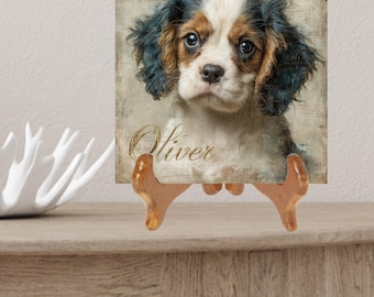 Cavalier King Charles Spaniel Decorative Tile thumbnail 2