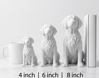 Boykin Spaniel Realistic Seated Dog Statue thumbnail 3