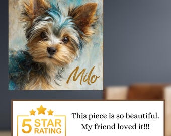 Yorkshire Terrier Decorative Tile thumbnail 4