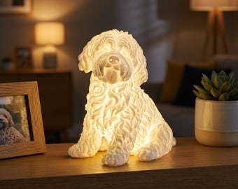 Maltipoo Dog Luminary Night Light thumbnail 3