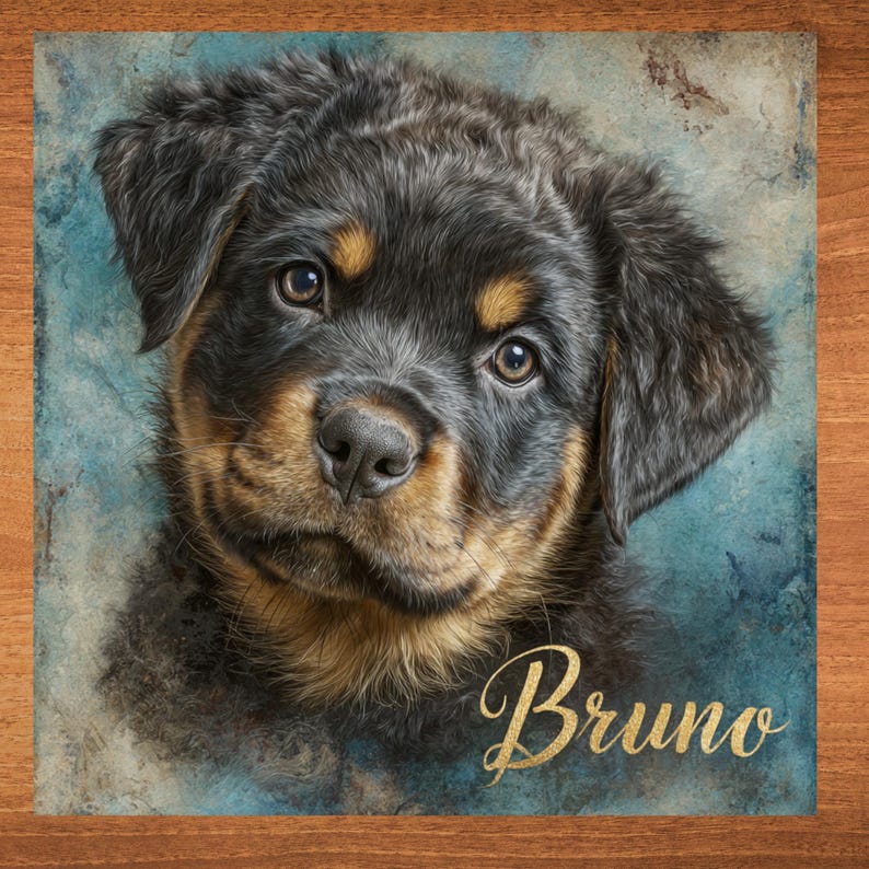 Rottweiler Decorative Tile