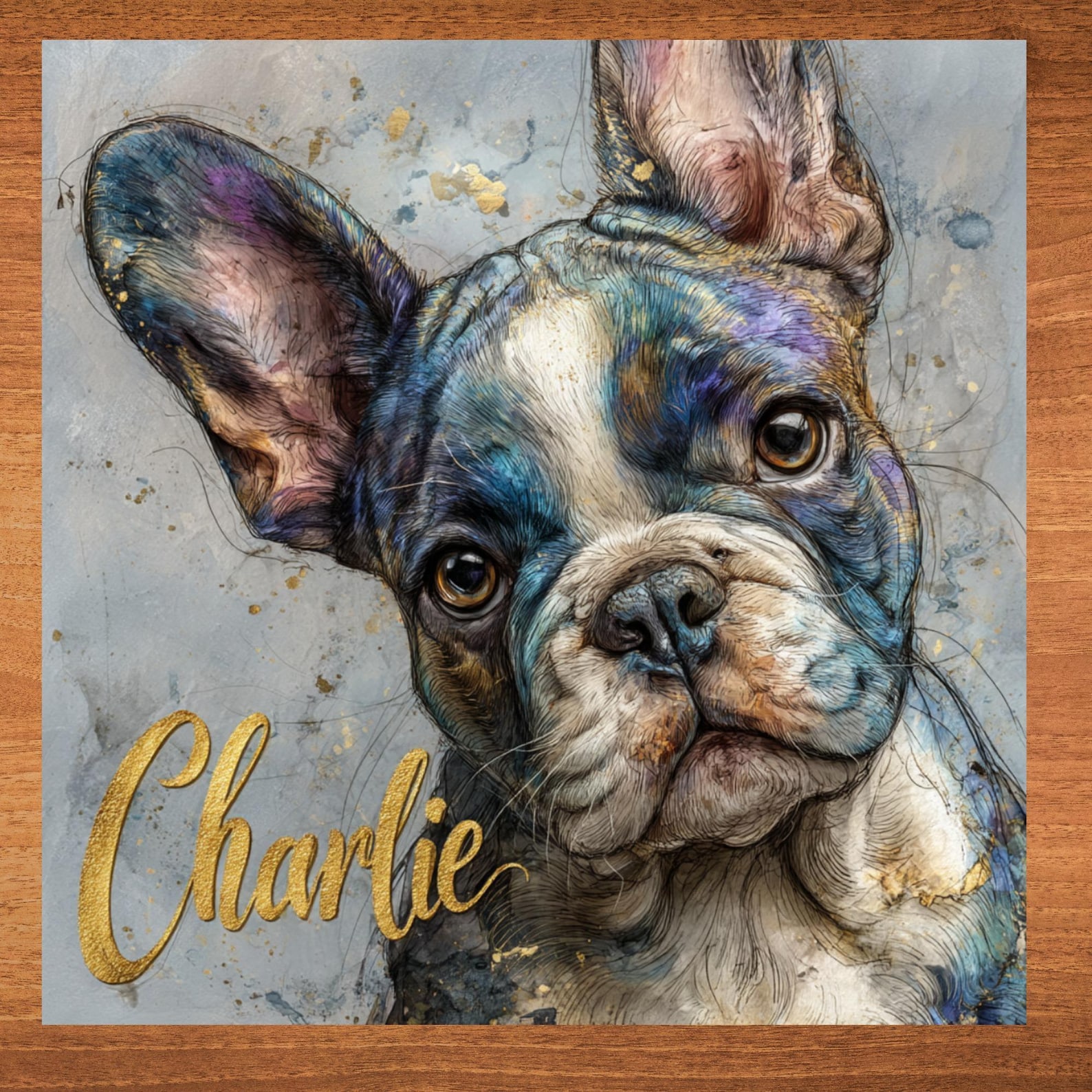 French Bulldog Decorative Tile