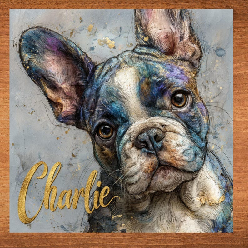 French Bulldog Decorative Tile