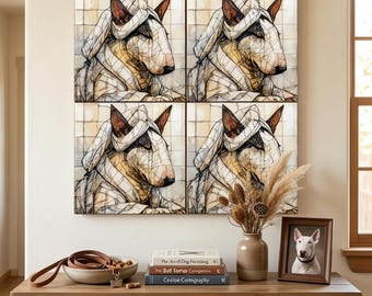 Bull Terrier Spa Dog Ceramic Tile thumbnail 4