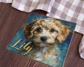 Standard Poodle Decorative Tile thumbnail 3