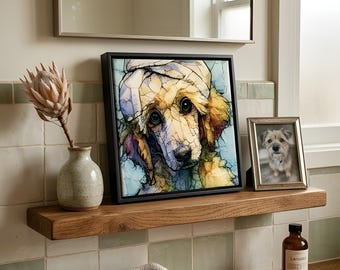 Standard Poodle Spa Dog Ceramic Tile thumbnail 1