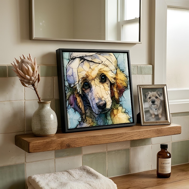 Standard Poodle Spa Dog Ceramic Tile