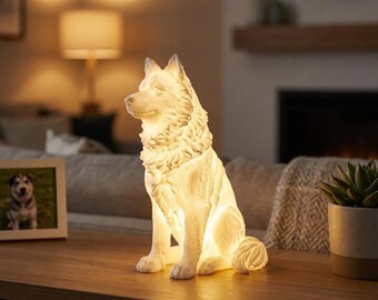 Alaskan Malamute Dog Luminary Night Light thumbnail 3