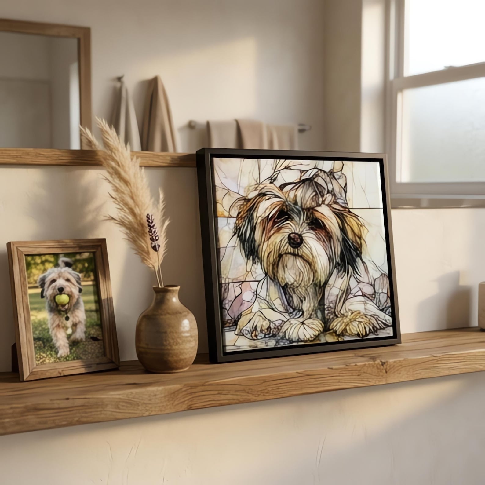 Havanese Spa Dog Ceramic Tile
