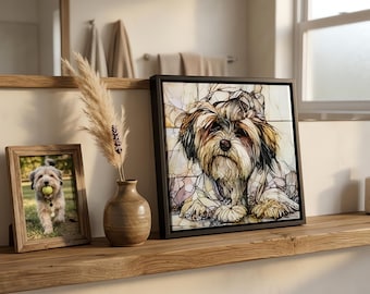 Havanese Spa Dog Ceramic Tile thumbnail 1