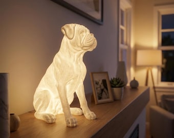 Boxer Dog Luminary Night Light thumbnail 3