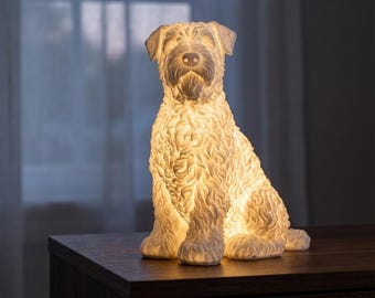 Wheaten Terrier Dog Luminary Night Light thumbnail 1