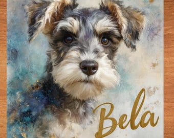 Miniature Schnauzer Decorative Tile thumbnail 1