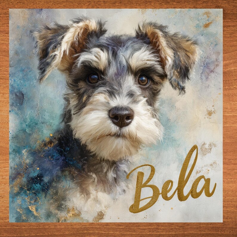Miniature Schnauzer handcrafted in Knoxville