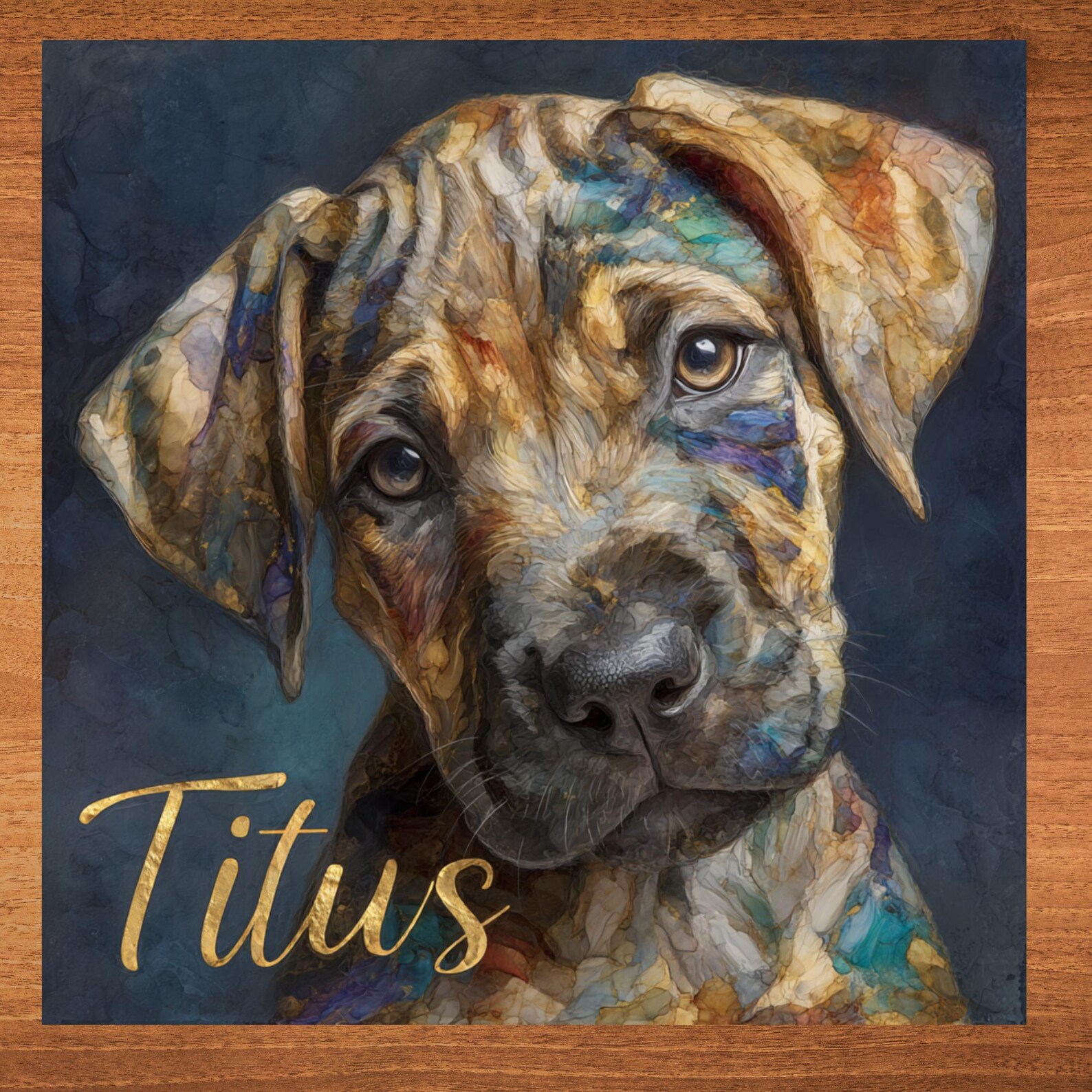 Rhodesian Ridgeback Decorative Tile