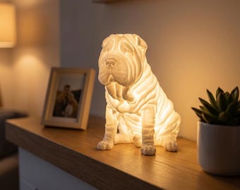 Shar Pei Dog Luminary Night Light thumbnail 3