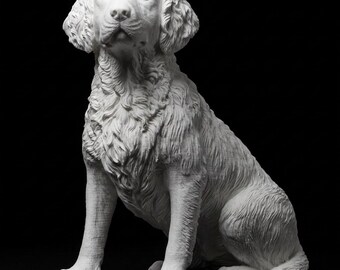 Boykin Spaniel Realistic Seated Dog Statue thumbnail 2