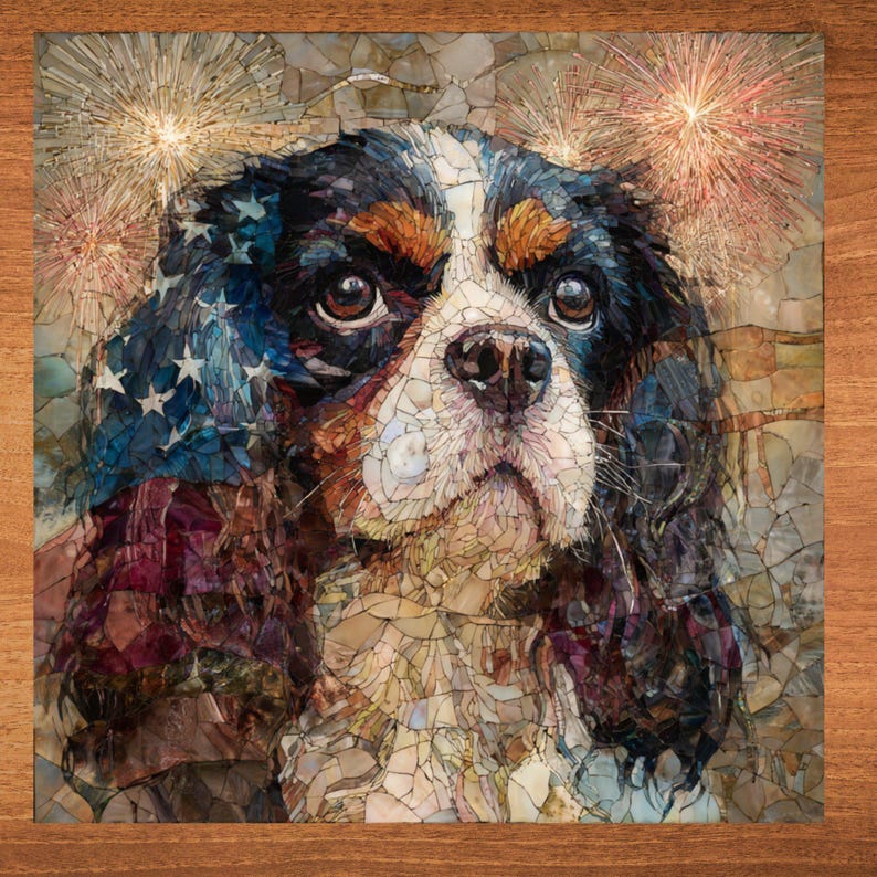 English Toy Spaniel handcrafted in Knoxville
