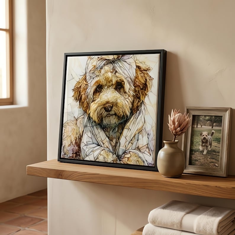Lagotto Romagnolo Spa Dog Ceramic Tile