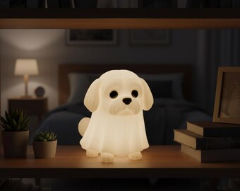 Shih Tzu Sheet Ghost Nightlight thumbnail 3