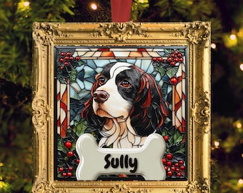 English Springer Spaniel Holiday Ornament thumbnail 1