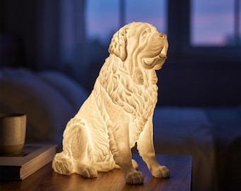 Saint Bernard Dog Luminary Night Light thumbnail 1