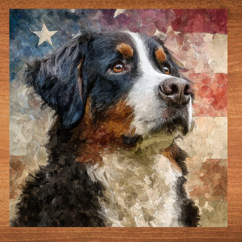 Bernese Mountain Dog handcrafted in Knoxville