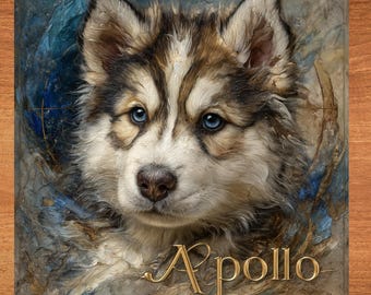 Alaskan Malamute Decorative Tile thumbnail 1