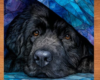 Newfoundland Under the Blanket Ceramic Tile thumbnail 1