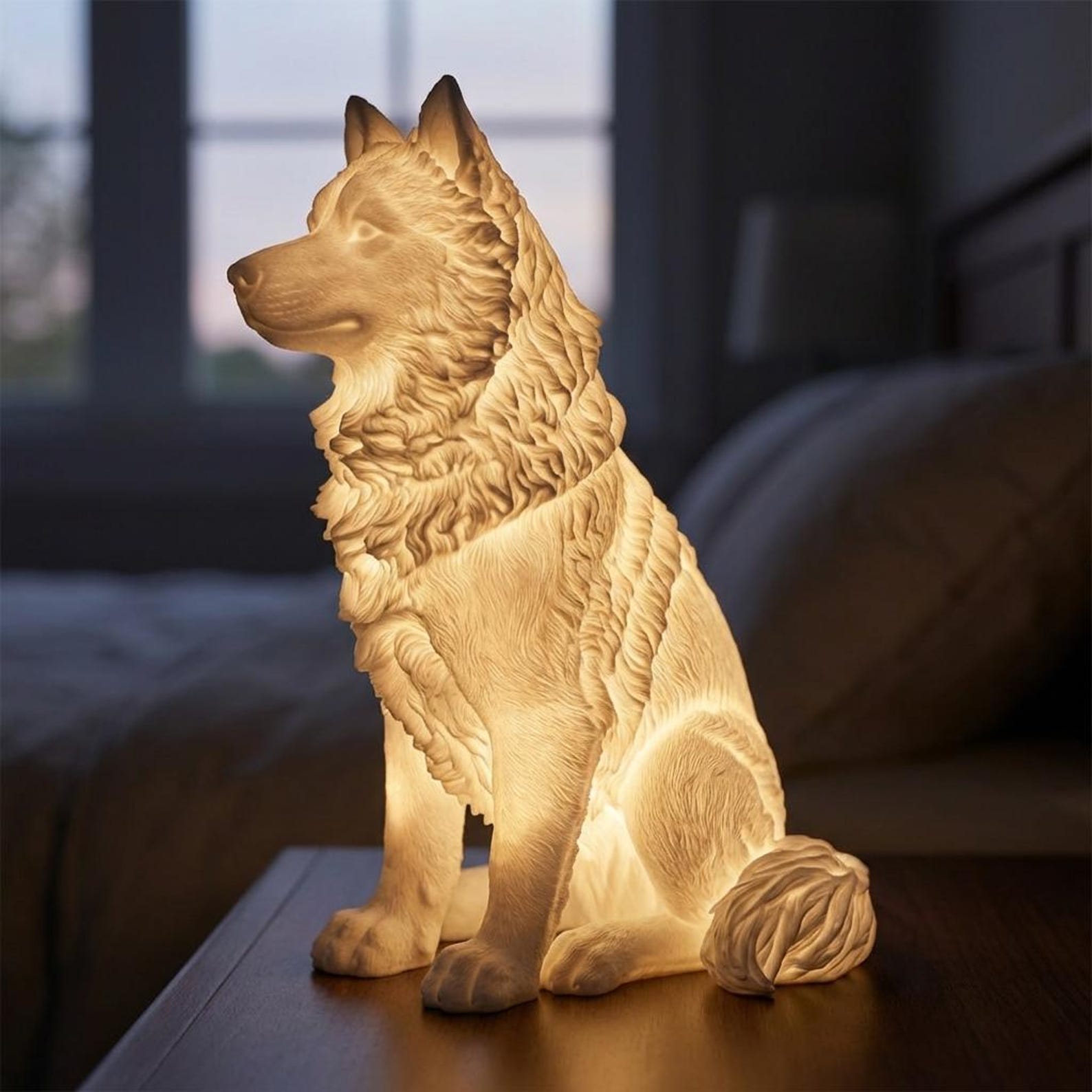 Alaskan Malamute Dog Luminary Night Light