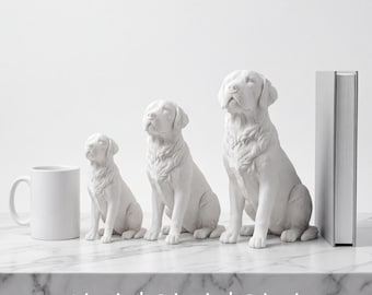 Labrador Retriever Realistic Seated Dog Statue thumbnail 3