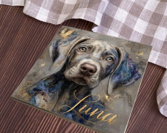 Weimaraner Decorative Tile thumbnail 3