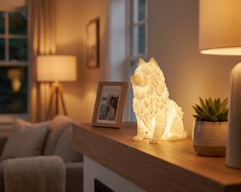 Keeshond Dog Luminary Night Light thumbnail 3
