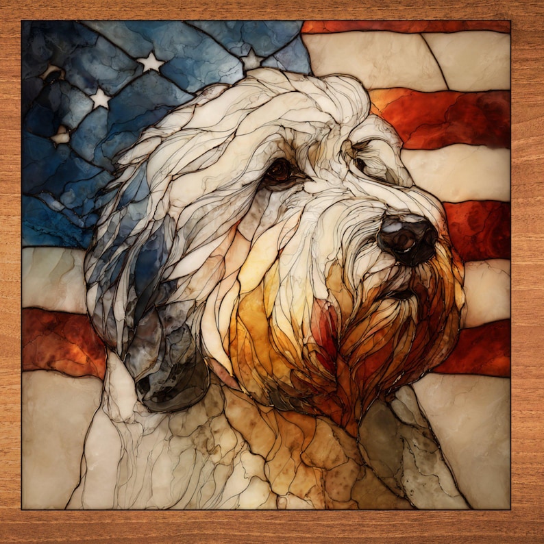 Old English Sheepdog handcrafted in Knoxville