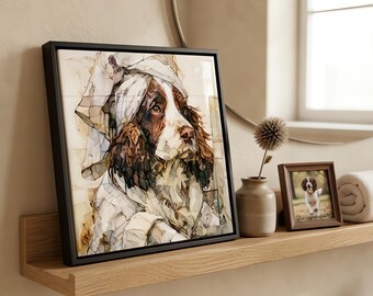 English Springer Spaniel Spa Dog Ceramic Tile thumbnail 1