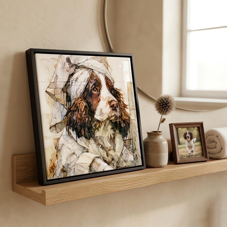 English Springer Spaniel Spa Dog Ceramic Tile