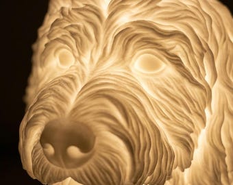 Sheepadoodle Dog Luminary Night Light thumbnail 4