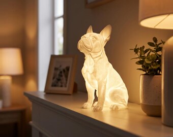 Boston Terrier Dog Luminary Night Light thumbnail 3