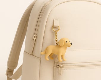 Golden Retriever Dog Keychain thumbnail 2