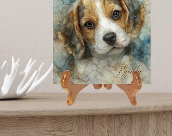 Beagle Decorative Tile thumbnail 2