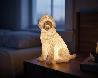 Goldendoodle Dog Luminary Night Light thumbnail 1
