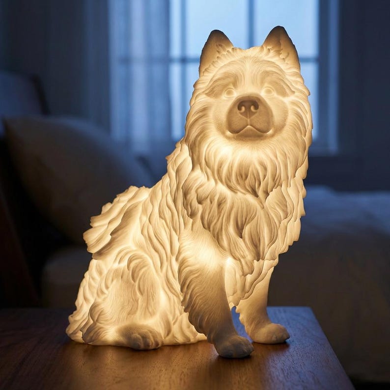 Keeshond handcrafted in Knoxville