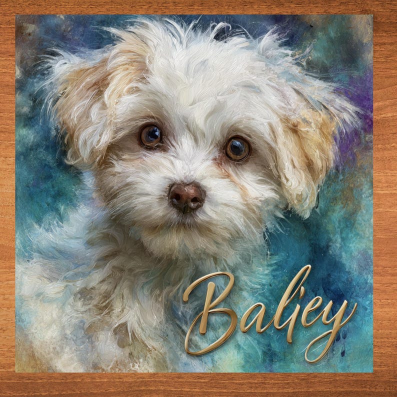 Bichon Frise Decorative Tile