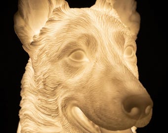 Belgian Malinois Dog Luminary Night Light thumbnail 4