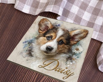 Pembroke Welsh Corgi Decorative Tile thumbnail 3