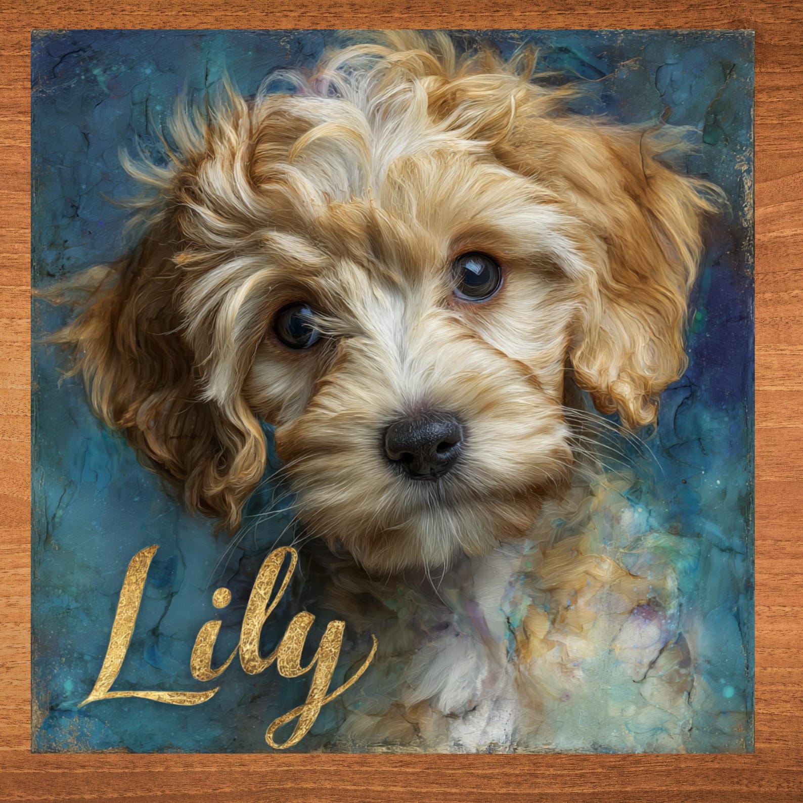 Standard Poodle Decorative Tile